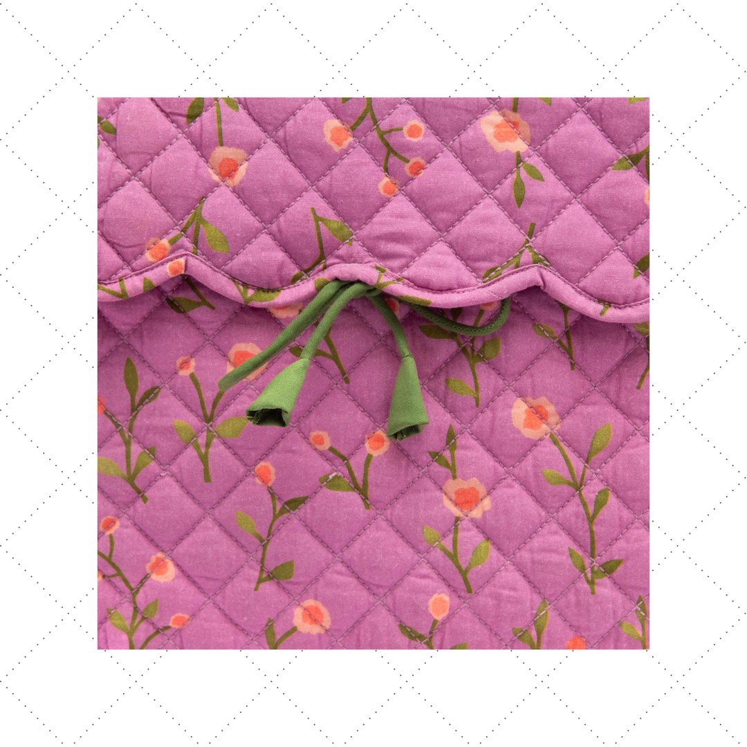 13 inch Blossom Quilt Laptop Sleeve – Lavender Bloom