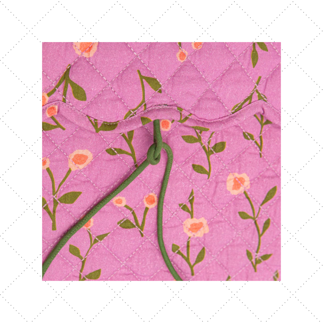 13 inch Blossom Quilt Laptop Sleeve – Lavender Bloom
