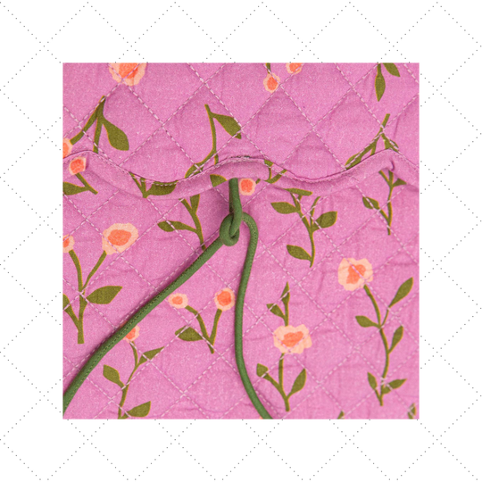 13 inch Blossom Quilt Laptop Sleeve – Lavender Bloom