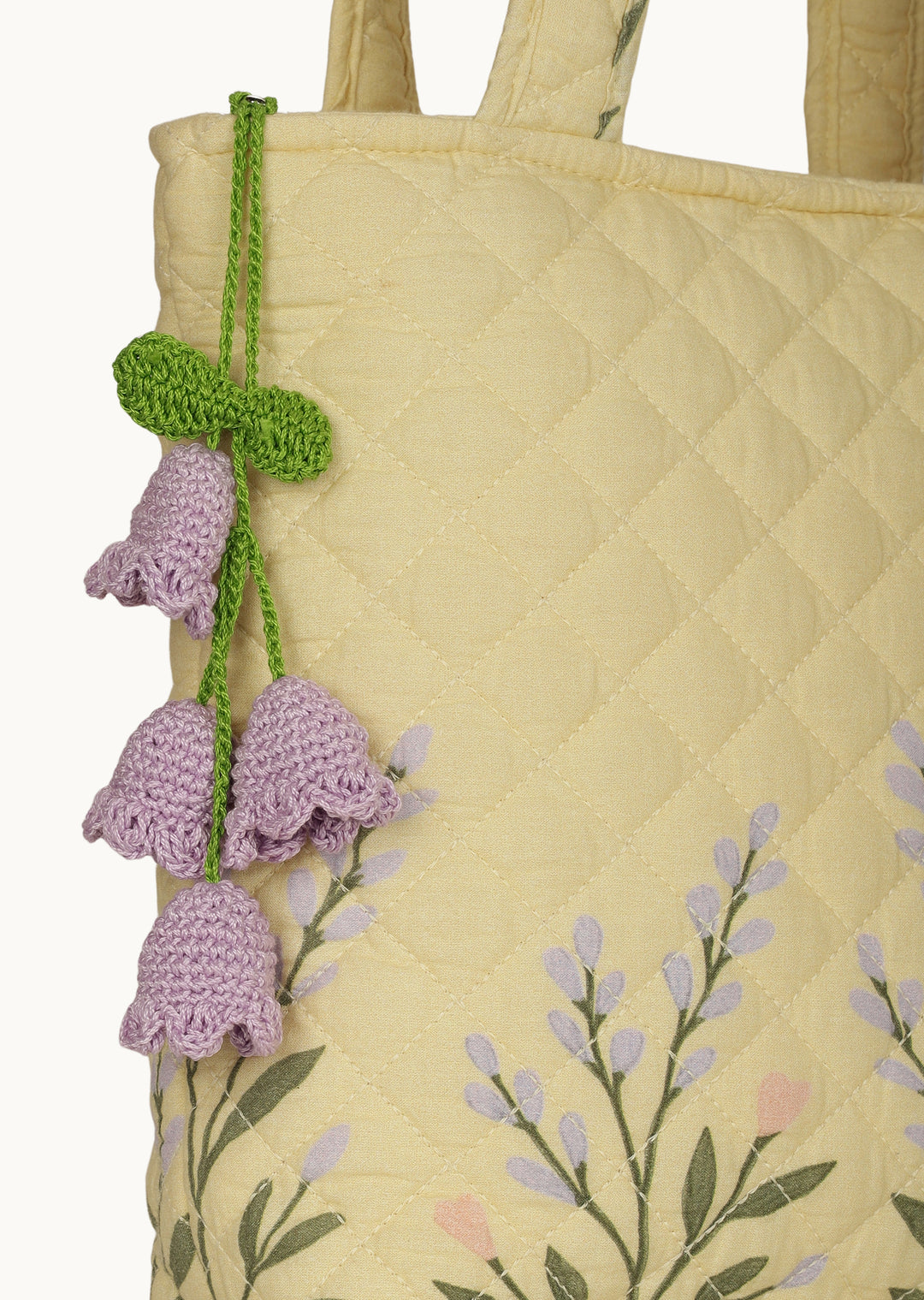 Lilac Lily Bell Crochet Charm